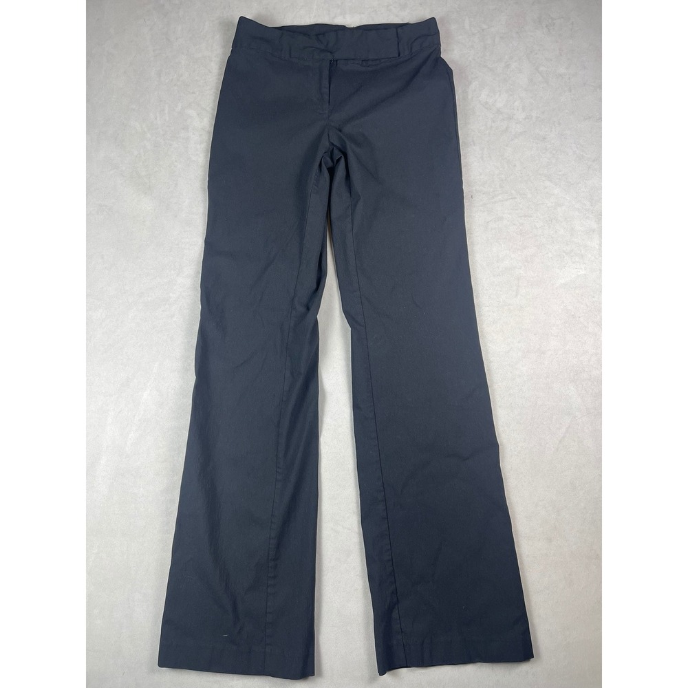 Express Stretch Black Dress Pants Womens‎ Size 1/2 R Bootcut Mid Rise Workwear